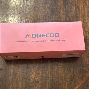 Morecoo Pink Socks Box